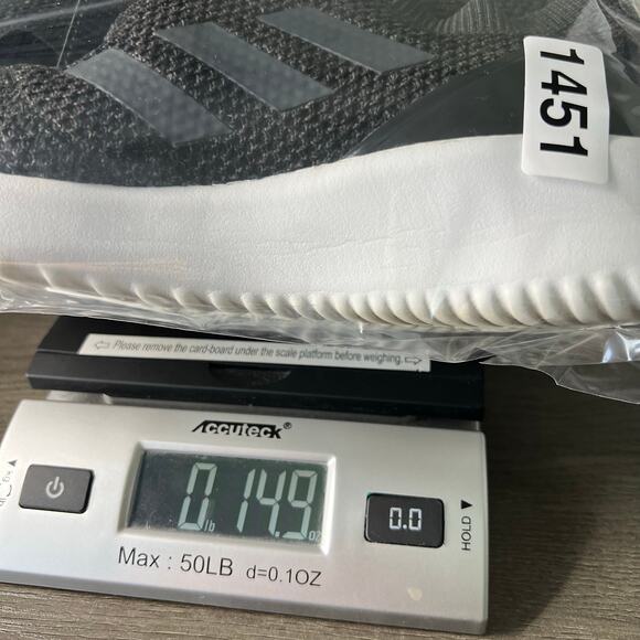 Adidas Neo Ultimafusion Cloudfoam Black Carbon Knit Pull On Sneakers | Women's 8 - Picture 10 of 10